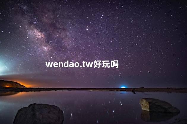 wendao.tw好玩吗