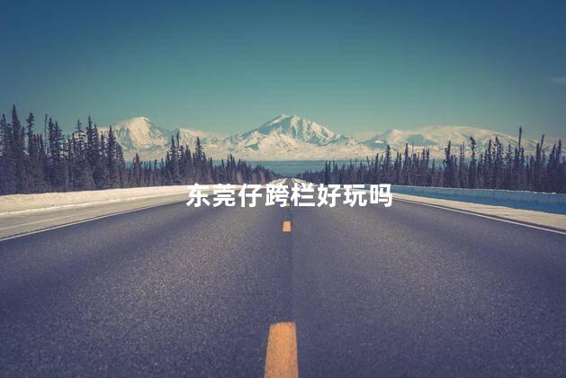 东莞仔跨栏好玩吗