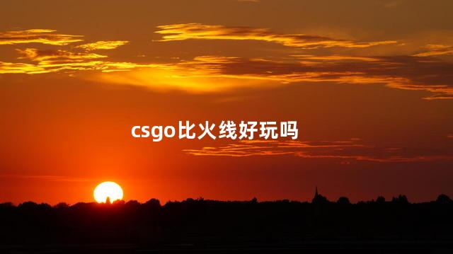 csgo比火线好玩吗